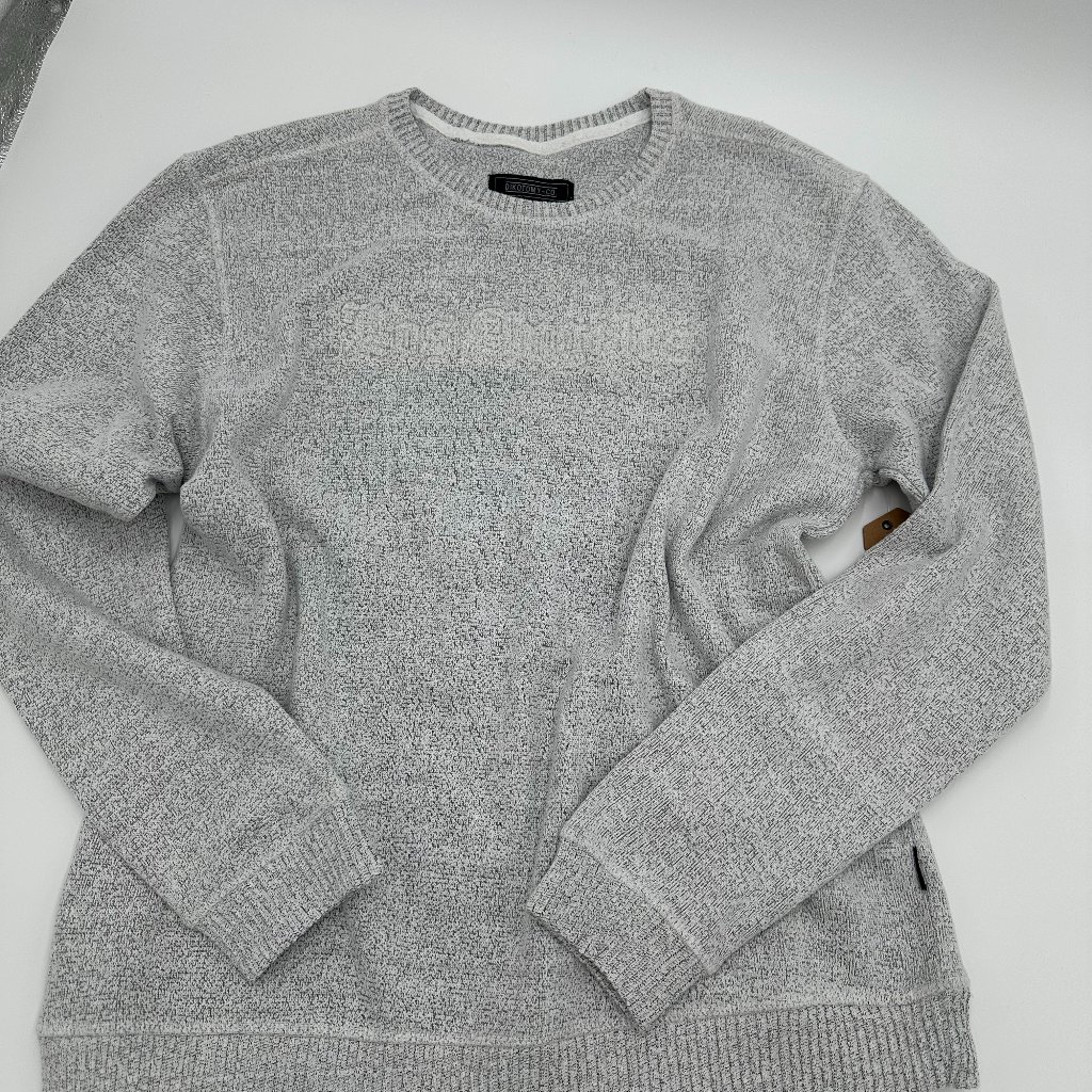 Dikotomy Co Los Angeles Light Gray Heather Sweatshirt Crew Neck Pullover Men’s L